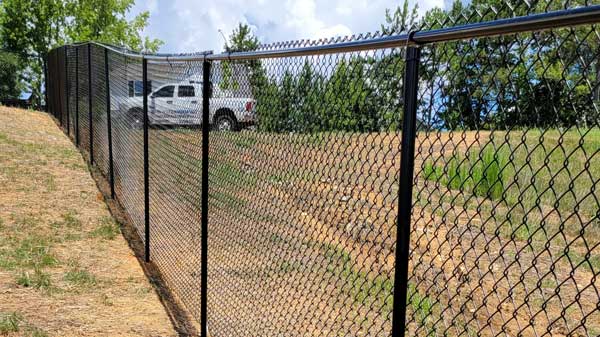 Black Chain Link Fencing