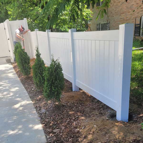 Vinyl Fence Installation Project